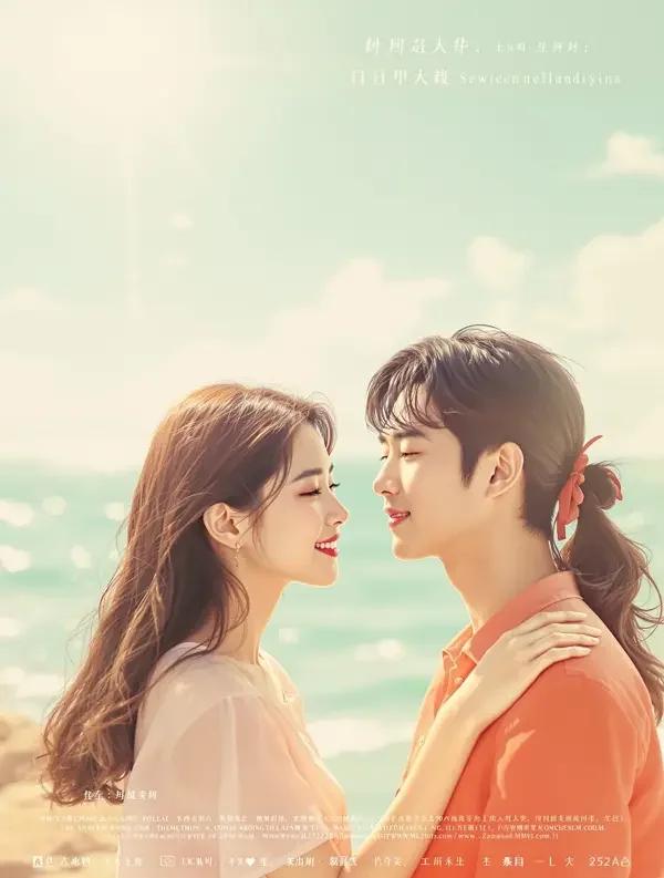 黄果短剧APP《蜜桃味的夏天》封面,校园题材短剧